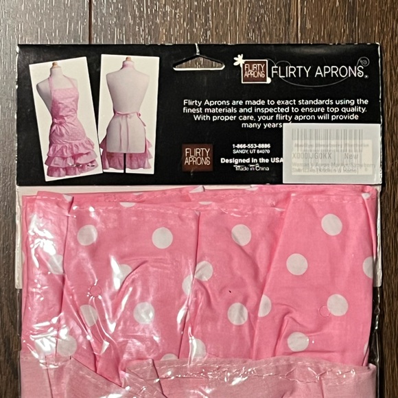 Flirty Pink Apron (One Size) - Picture 3 of 4